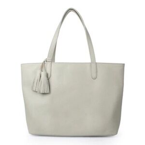 Onna Ehrlich Flora Leather Tote Bag With Tassel Handbag Purse Shoulder Bag